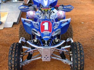 Ballance's Troy Racing Yamaha YFZ was decked out looked great. It sports the new Ballance signature HMF pipe.