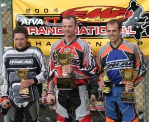 Thanks to Darin Ogden (left), for the first time in modern-day production based professional ATV racing, more than one Honda rider finished on the podium.