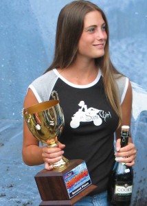 ATV Scene Girl Miss Nov '03, Melissa Royland was the official scorer and trophy girl.