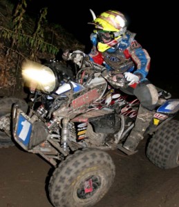 Team East Coast ATV's Chris Borich led early in the race, but we're sure he enjoyed his later laps lead, pictured here, much more.