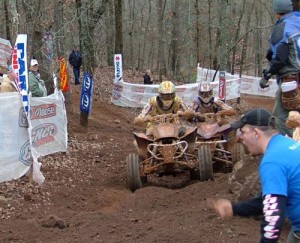 These two are coming up the canyon wheel to wheel. Borich and Ballance were switching back and forth around the entire course.