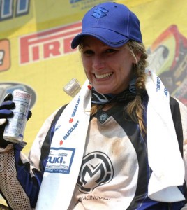 ATV Scene congratulates Stephanie Parton for being one of the fastest females to every swing a leg over a quad and for her recent GNCC overall victory.