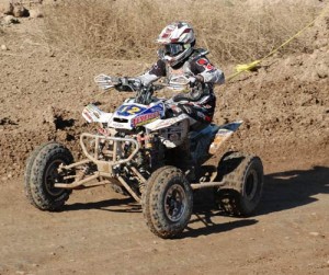  Temecula Motorsports own Mike Cafro charging hard in the Open Pro Class, where he battled throughout the race with #2 Brandon Brown