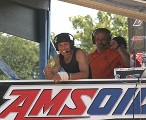 Ironman John Natalie sat in as Banger's color commentator in the announcer's booth. As typical, John amazed many with yet another job-well-done.