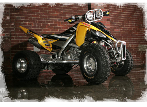 large racing 4 wheeler raptor