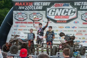 Youth ATV Overall: (left) Tim Sroka, Brandon Frazier, Dylan Walraven 