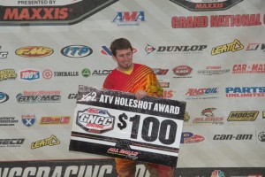 Nick Wheeler took the $100 All Balls Racing XC2 Holeshot Award. 