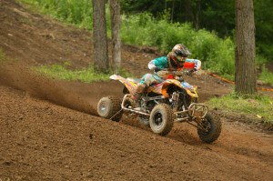 Can-Am DS 450 Pro Joel Hetrick, who has one win and four total podium finishes this year, took second overall at the Mtn. Dew Spring Creek ATV National in Minnesota, and is current second in the Pro class standings.