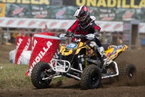 JB Racing / Cheerwine / Can-Am DS 450 pilot Jeffrey Rastrelli had his best overall weekend of the season, earning two podiums at Unadilla in New York. He's currently seventh in the Pro class points race and second (just seven points back) in the Pro-Am title chase. 