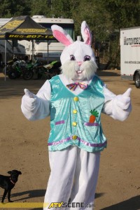 The Easter Bunny made an appearance at ROUND 3 of the Dirt Series.