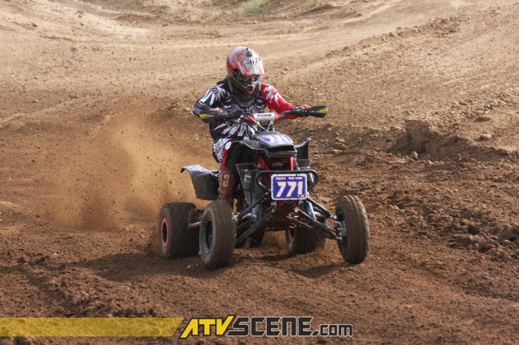 Mark Wilson putting down some fast laps - Mark holds second place in the Pro ATV Class in overall points