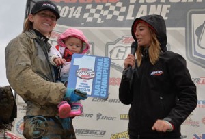 ITP-supported Honda racer Angel Knox won 2014 GNCC WXC class championship at round 12, but wrapped up her season with two wins (one as co-pilot with Tim Farr) at Ironman.