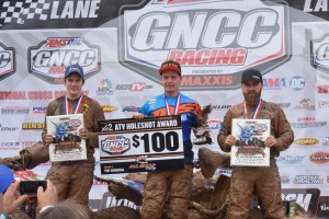 XC2 podium: (left) Randy Hamilton, Cole Richardson, (right) Marty Christofferson 
