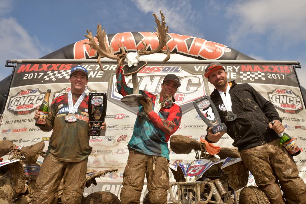 Johnny Gallagher earned the win at the inaugural X-Factor GNCC followed by Walker Fowler and Adam McGill. 